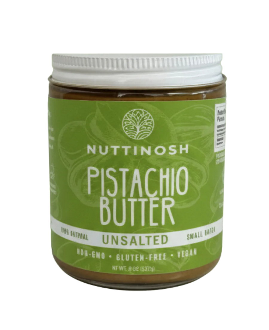 Nuttinosh roasted pistachio butter 8 oz jar