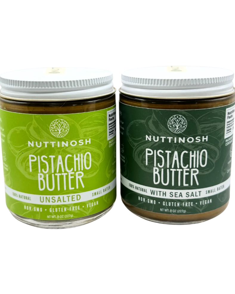 Nuttinosh pistachio butter bundle front label
