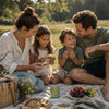 Family picnic with Nuttinosh Pistachio Butter and snacks