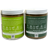 Rear labels for Nuttinosh Roasted and Sea Salt Pistachio Butter jars