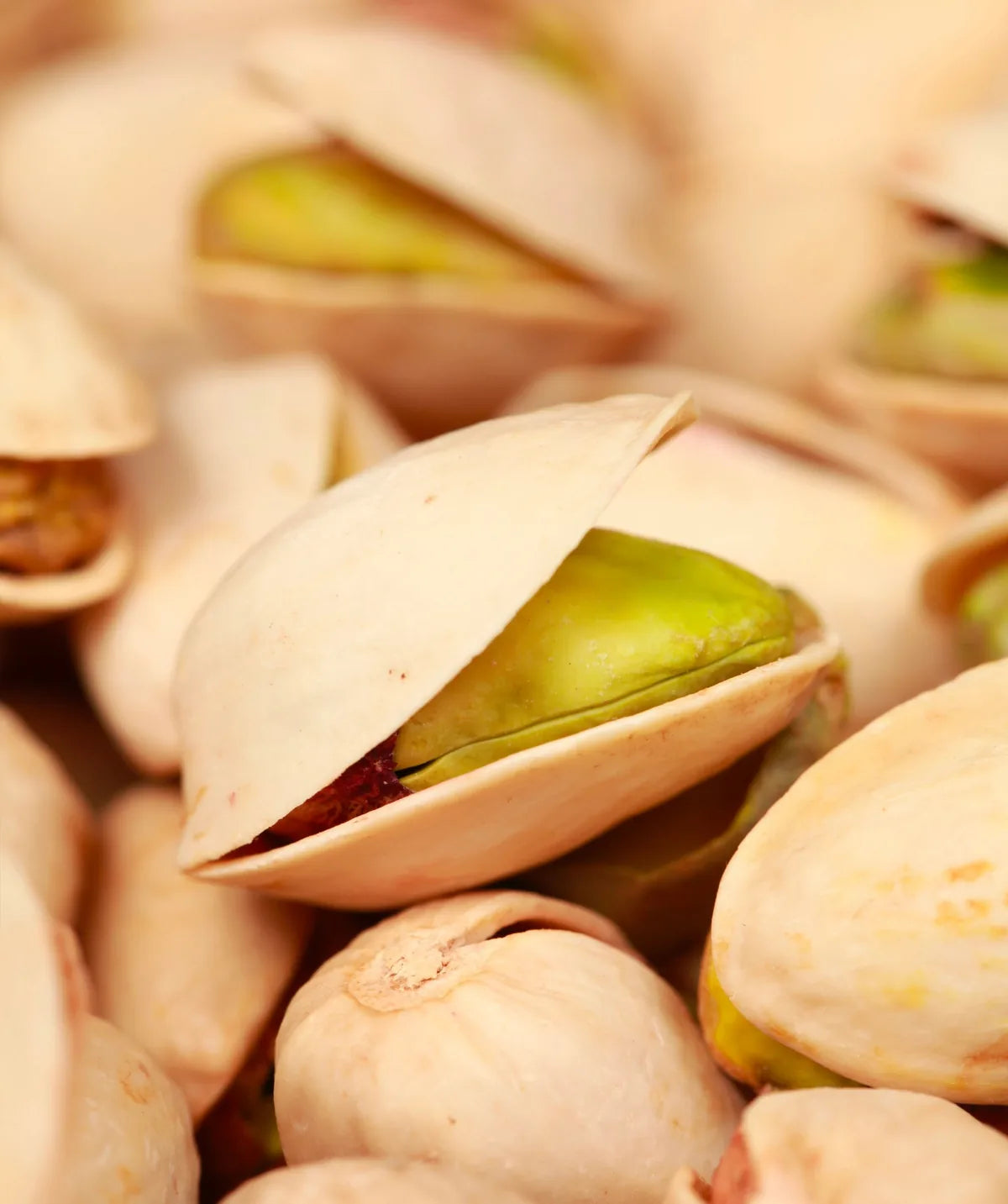 Close-up of premium pistachios used for artisan pistachio butter